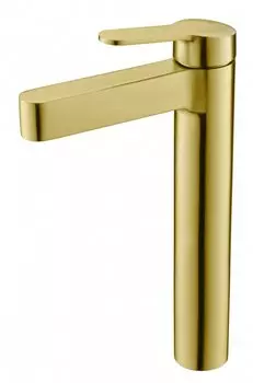 Смеситель BelBagno Delta для накладных раковин, брашированное золото, DEL-LMC-BORO