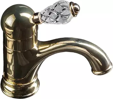 Смеситель Boheme Cristal 281-CRST золото