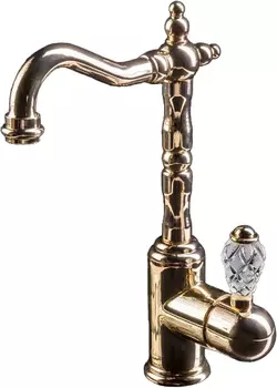 Смеситель Boheme Cristal 282-CRST золото