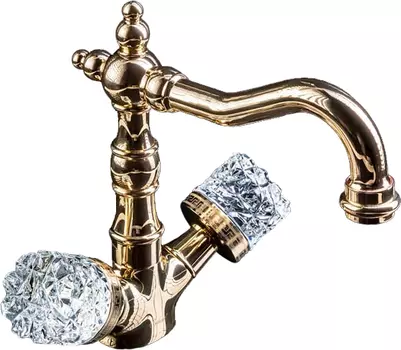 Смеситель Boheme Cristal 292-CRST золото