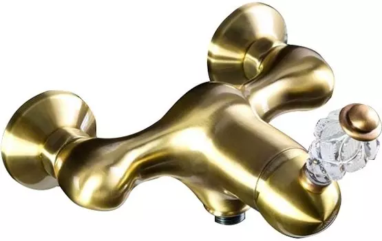 Смеситель Boheme Cristal 304-CRST для душа, бронза