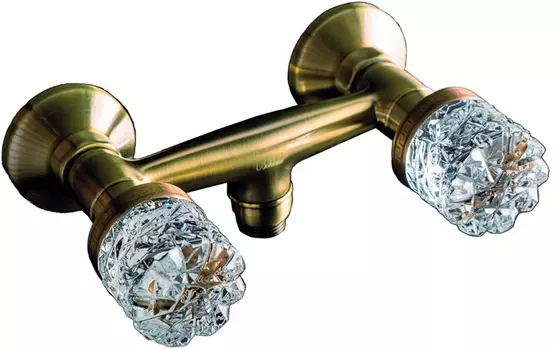 Смеситель Boheme Cristal 314-CRST для душа, бронза