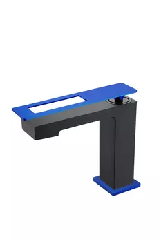 Смеситель Boheme Q 141-BUW для раковины, black blue