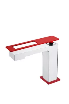 Смеситель Boheme Q 141-CRR для раковины, chrome red