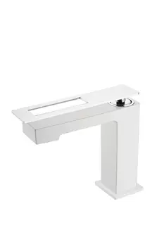 Смеситель Boheme Q 141-WCR для раковины, whitec hrome