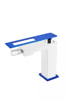 Смеситель Boheme Q 146-WUW для биде, white blue