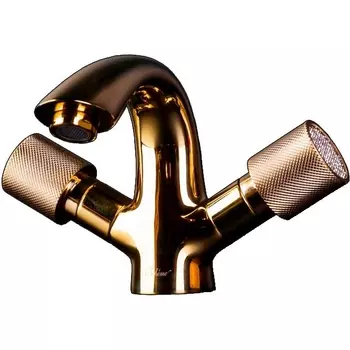 Смеситель Boheme Royal Cristal 291-Royal/CRST для раковины, золото