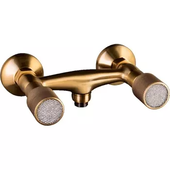 Смеситель Boheme Royal Cristal 314-Royal/CRST для душа, бронза