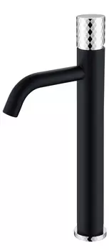 Смеситель Boheme Stick 122-BCR для раковины, black diamond chrome