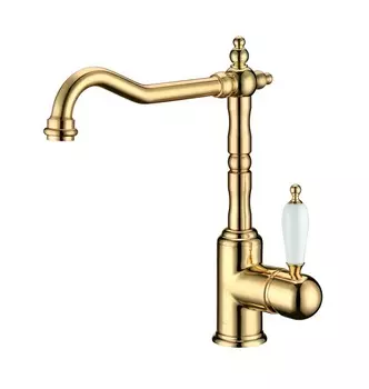 Смеситель Boheme Tradizionale Oro 102 для кухни, золото
