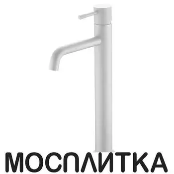 Смеситель Boheme Uno 462-MW для раковины, matt white