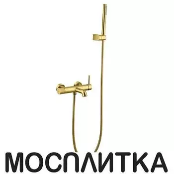 Смеситель Boheme Uno 463-G для ванны с душем, gold