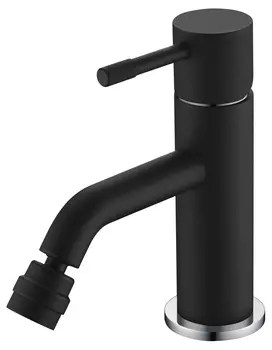 Смеситель Boheme Uno 466-BCR для биде, black chrome