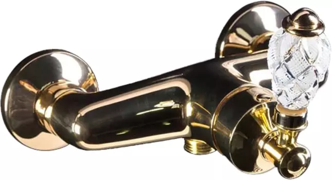 Смеситель Boheme Vogue Cristal 214-CRST для душа, золото