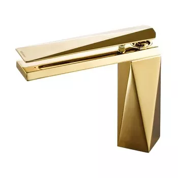 Смеситель Bravat Diamond для раковины F118102G-2-ENG золото