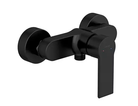 Смеситель Cersanit Brasko Black для душа черный, 63109