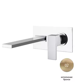 Смеситель Cezares Unika для раковины UNIKA-BLI1-02 бронза