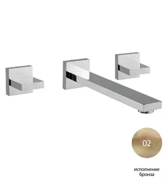 Смеситель Cezares Unika для раковины UNIKA-BLI3-02 бронза