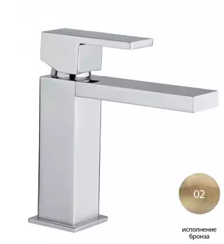 Смеситель Cezares Unika для раковины UNIKA-LSM1-02-W0 бронза