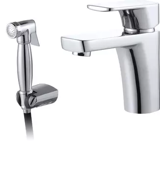 Смеситель D&amp;K Berlin Freie DA1432601 для раковины с гигиеническим душем