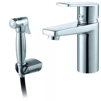Смеситель D&amp;K Rhein Lessing DA1322601 для раковины с душевой лейкой