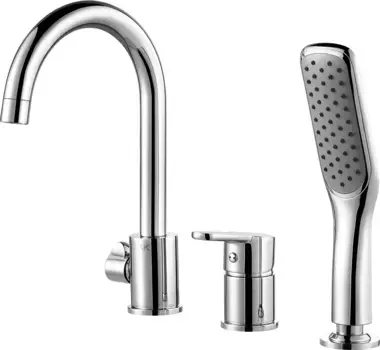 Смеситель D&amp;K Rhein Marx DA1394901 на борт ванны, хром