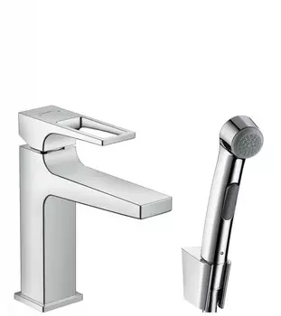 Смеситель для биде Hansgrohe Metropol 74522000 c гигиеническим душем