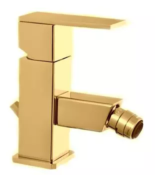 Смеситель для биде Rav-Slezak Loira LR545.5KZ, с донным клапаном, золото