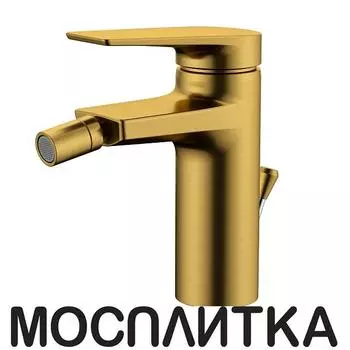 Смеситель для биде Wasserkraft Aisch 5506 матовое золото