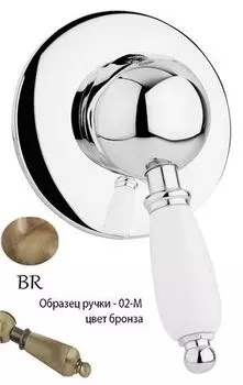 Смеситель для душа Cezares Elite DIM-02-M бронза