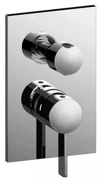 Смеситель для душа Paffoni Rock RO018CR/M (с внутренней частью)