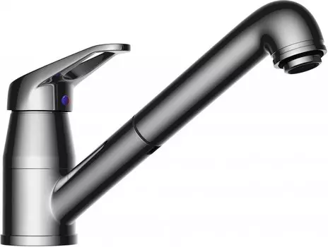 Смеситель для кухни Omoikiri Tateyama-S C 4994115 с выдвижным изливом, хром