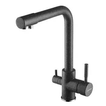 Смеситель для кухни под фильтр Aquaton Руан 1AX004FCXX210 графит