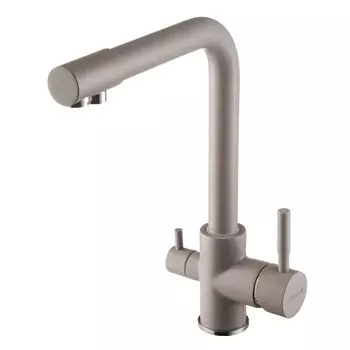 Смеситель для кухни под фильтр Aquaton Руан 1AX004FCXX250 серый шелк