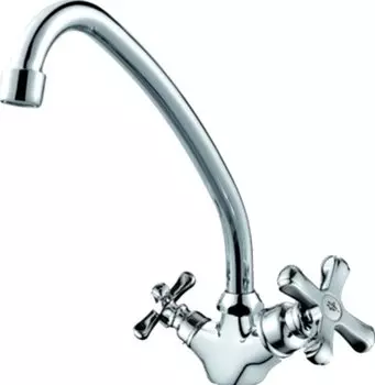 Смеситель для кухни Rush Bianki BI7650-22 высокий, хром