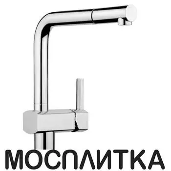 Смеситель для кухни Webert Kitchen Azeta AZ940302015 с выдвижным изливом, хром