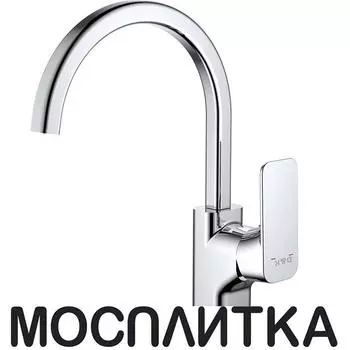 Смеситель для кухонной мойки D&amp;K Berlin.Freie DA1432401 хром глянец