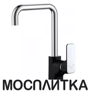 Смеситель для кухонной мойки D&amp;K Berlin.Technische DA1432495 хром / черный глянцевый