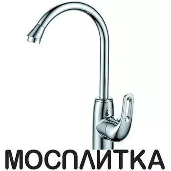 Смеситель для кухонной мойки D&amp;K Rhein.Eucharius DA1372401 хром глянец