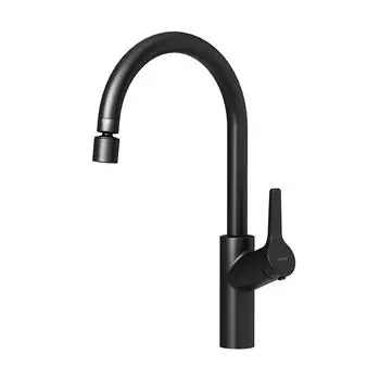 Смеситель для кухонной мойки Damixa Eclipse DX310722300 черный матовый