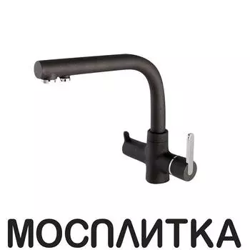 Смеситель для кухонной мойки Paini Arena 92446433VE7B90DALMKM черный матовый