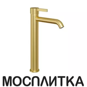 Смеситель для раковины-чаши Paini Brera 74PJ205OLL матовое золото