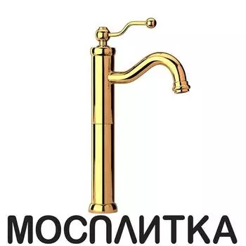 Смеситель для раковины-чаши Paini Duomo 88OP211LLSSR глянцевое золото