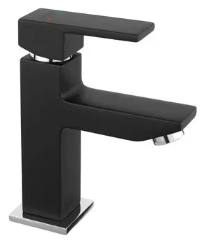 Смеситель для раковины Ferro Zicco BZI2BL, черный