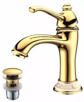 Смеситель для раковины Lemark Greek LM5506GG, золото