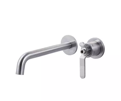 Смеситель для раковины настенный Bronze de Luxe 1760'S LOFT матовый хром 5530CC