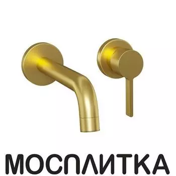 Смеситель для раковины Paini Brera 74PJ208 матовое золото