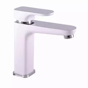 Смеситель для раковины Rav-Slezak Yukon YU128.5CB, хром/белый