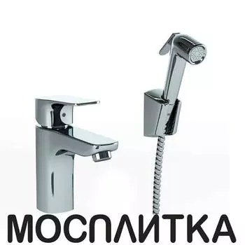 Смеситель для раковины с гигиеническим душем Paini Viva Style P4CR205/574 хром глянец