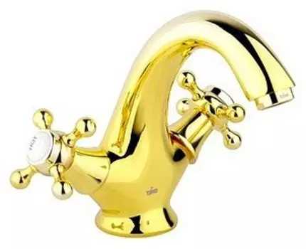 Смеситель для раковины Timo Nelson 1911F gold